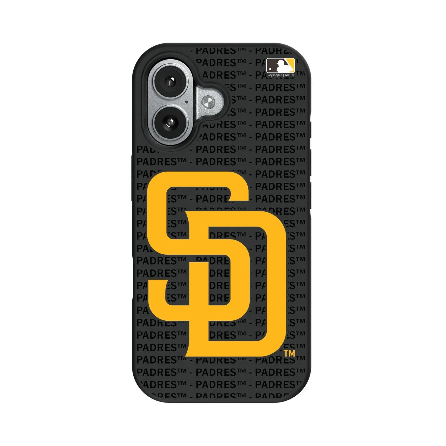 San Diego Padres Text Backdrop Bump Phone Case for Apple iPhone