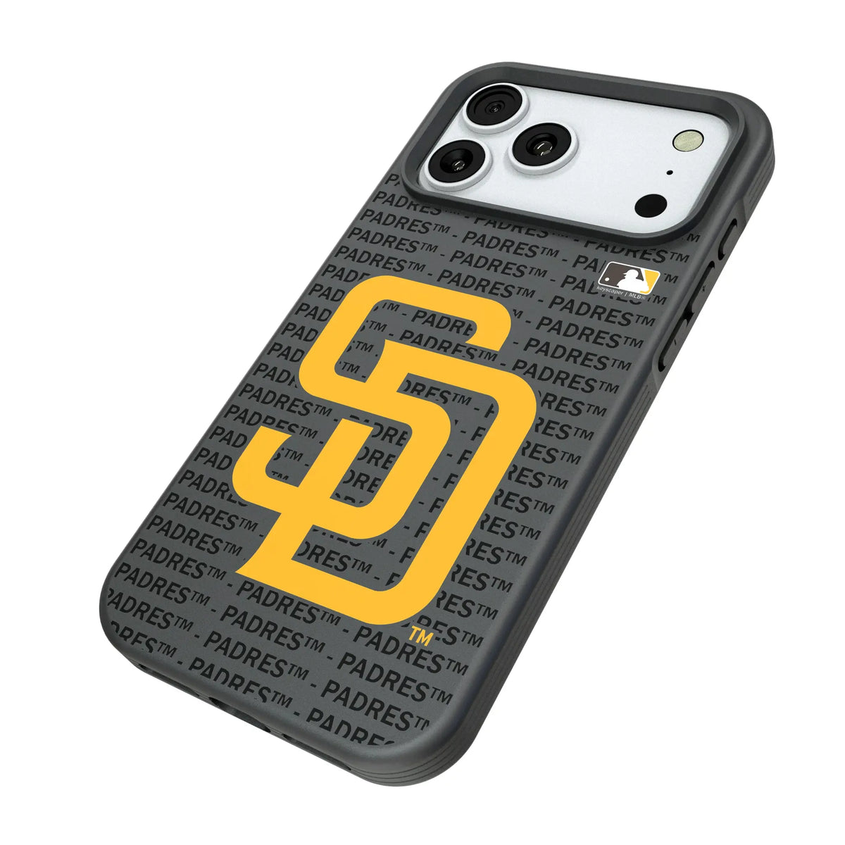 San Diego Padres Text Backdrop Bump Phone Case for Apple iPhone