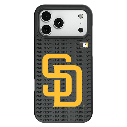 San Diego Padres Text Backdrop Bump Phone Case for Apple iPhone
