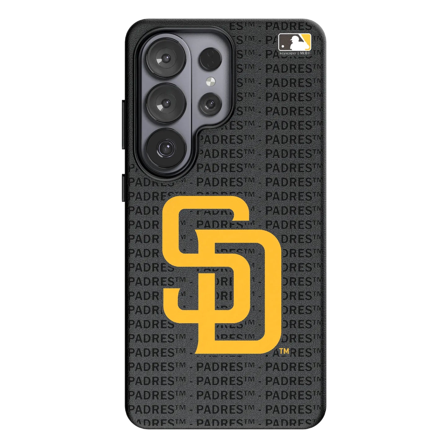 San Diego Padres Text Backdrop MagSafe Compatible Phone Case for Samsung Galaxy