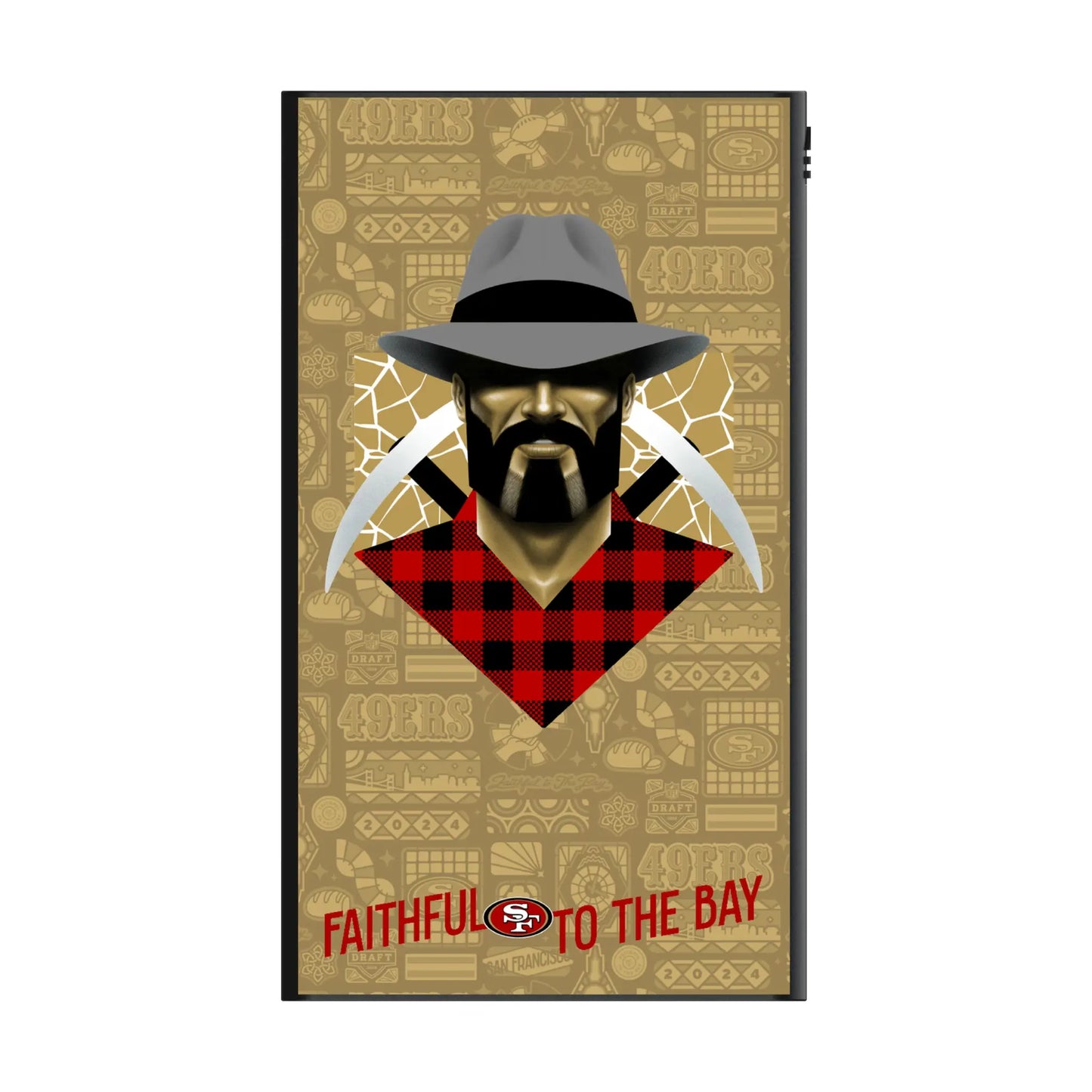 San Francisco 49ers Deco 5000mAh Flat Powerbank