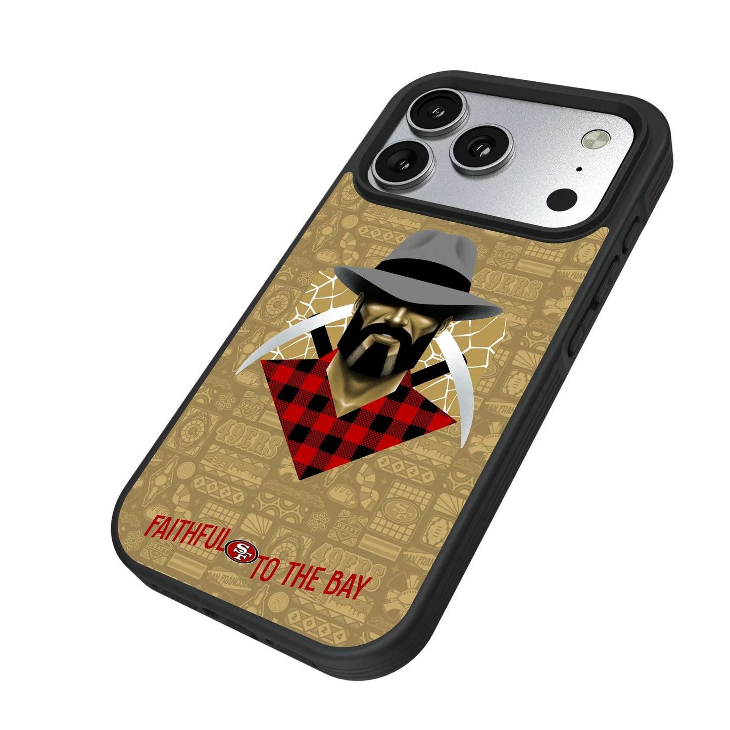 San Francisco 49ers Deco Bump Phone Case for Apple iPhone