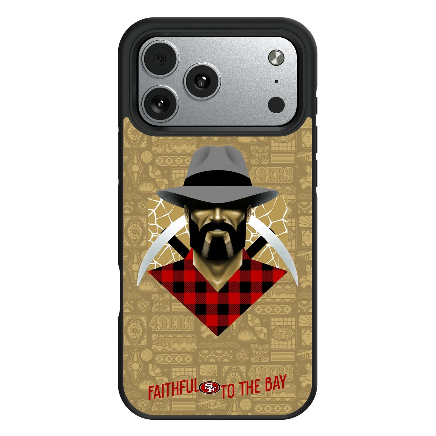 San Francisco 49ers Deco Bump Phone Case for Apple iPhone