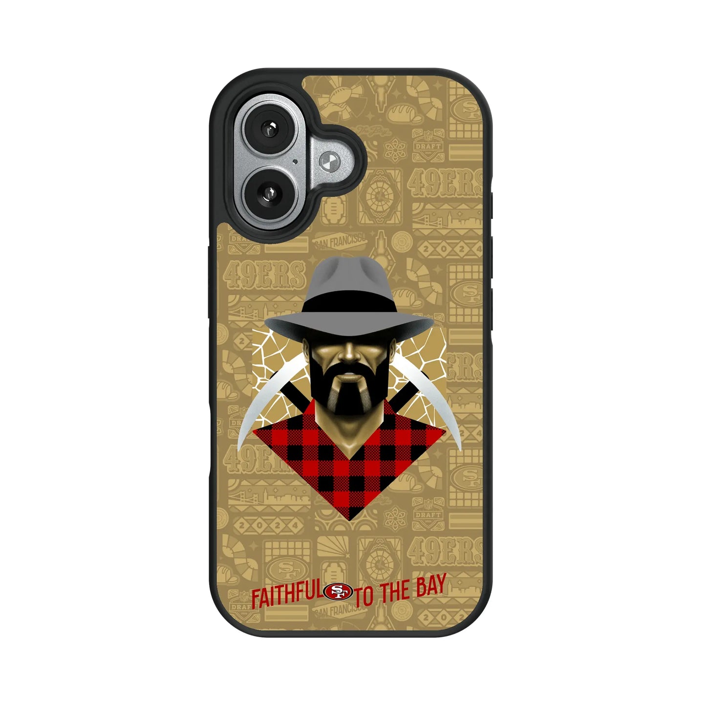 San Francisco 49ers Deco Bump Phone Case for Apple iPhone