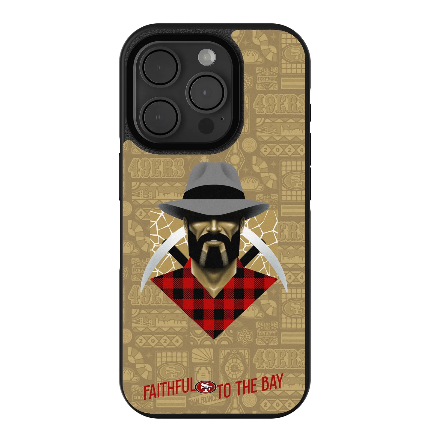San Francisco 49ers Deco Bump Phone Case for Apple iPhone