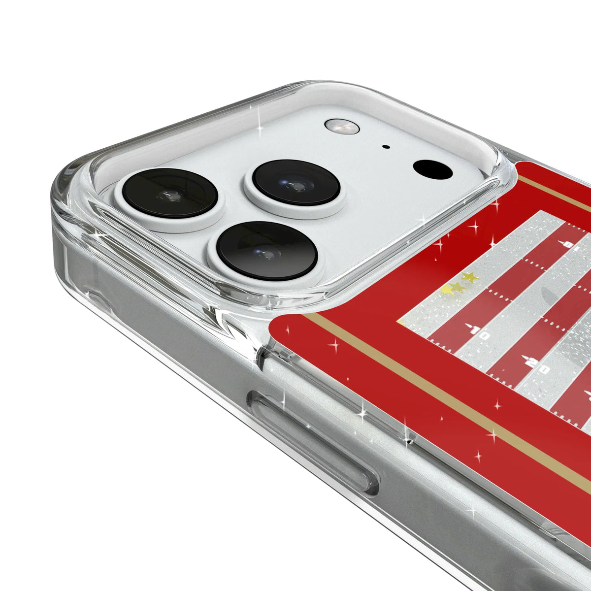 San Francisco 49ers Field Glitter Phone Case for Apple iPhone