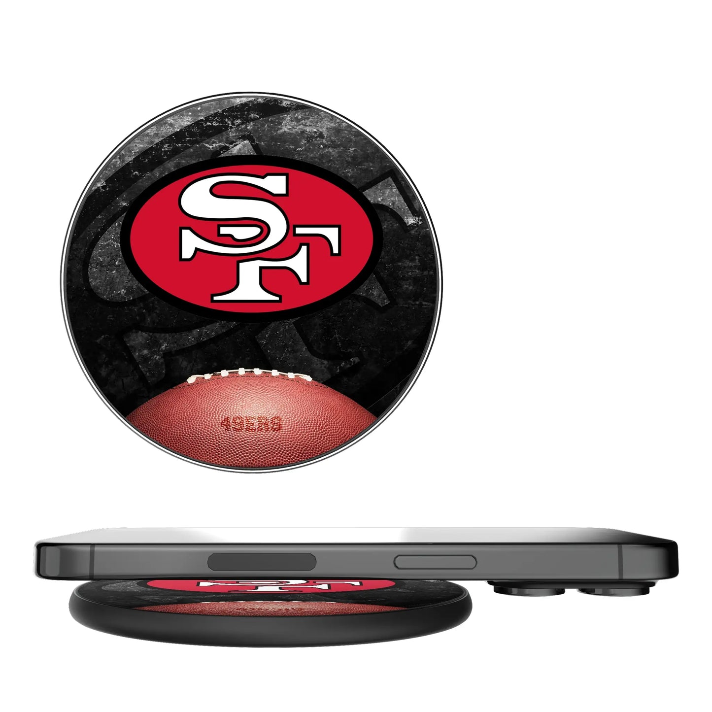San Francisco 49ers Historic Collection Legendary 15-Watt Wireless Charger