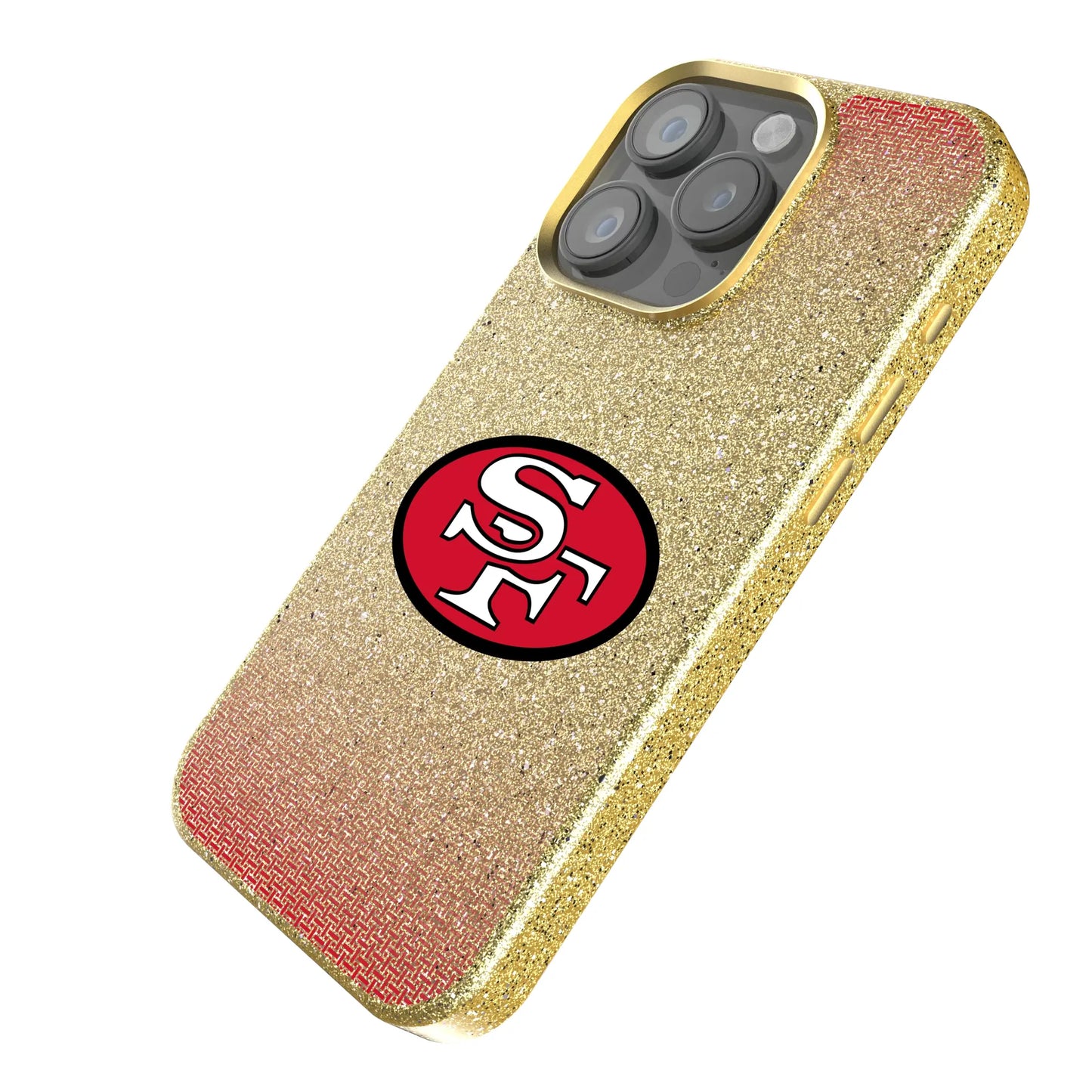 San Francisco 49ers Historic Collection Linen Bling Phone Case for Apple iPhone