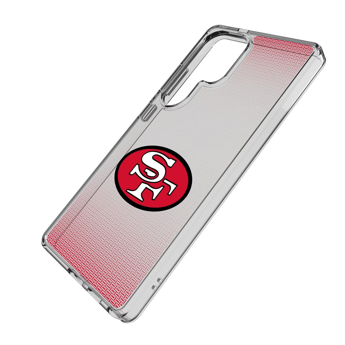 San Francisco 49ers Historic Collection Linen Clear Phone Case for Samsung Galaxy