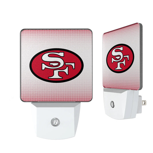 San Francisco 49ers Historic Collection Linen Night Light 2-Pack