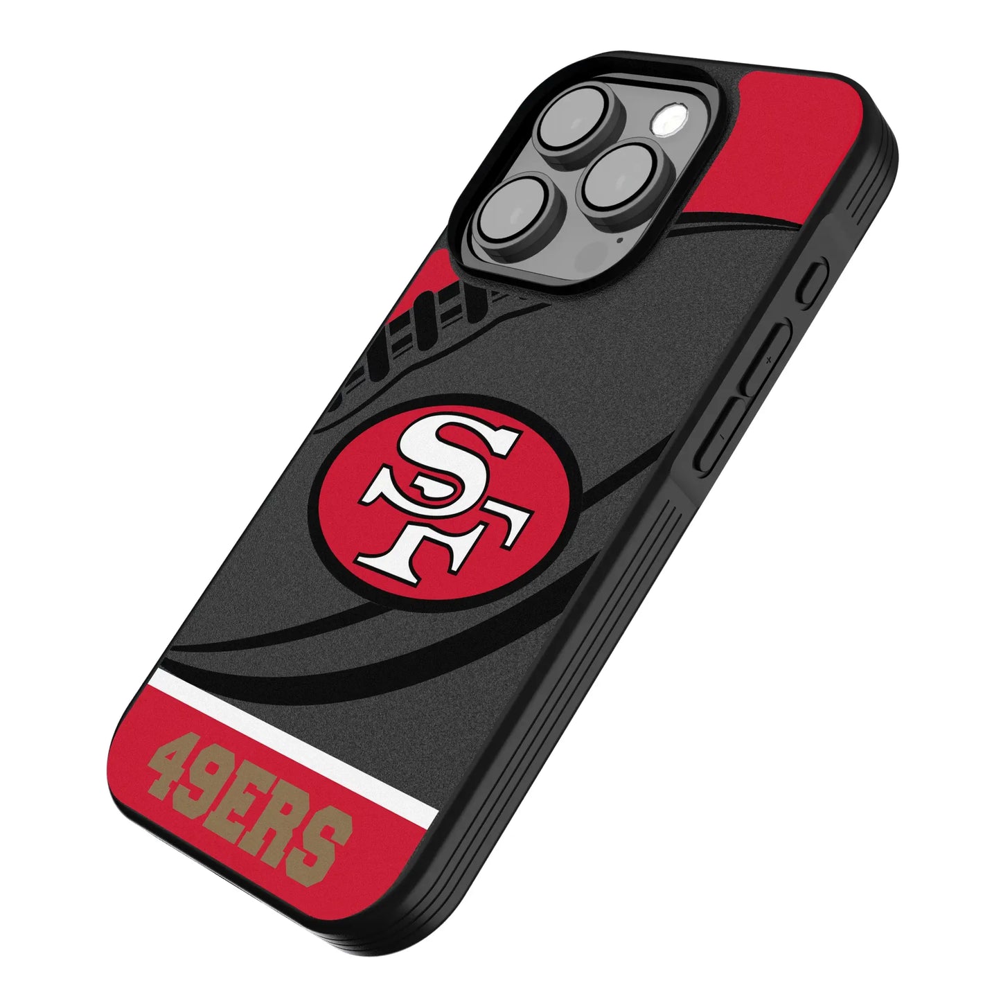 San Francisco 49ers Historic Collection Passtime Bump Phone Case for Apple iPhone