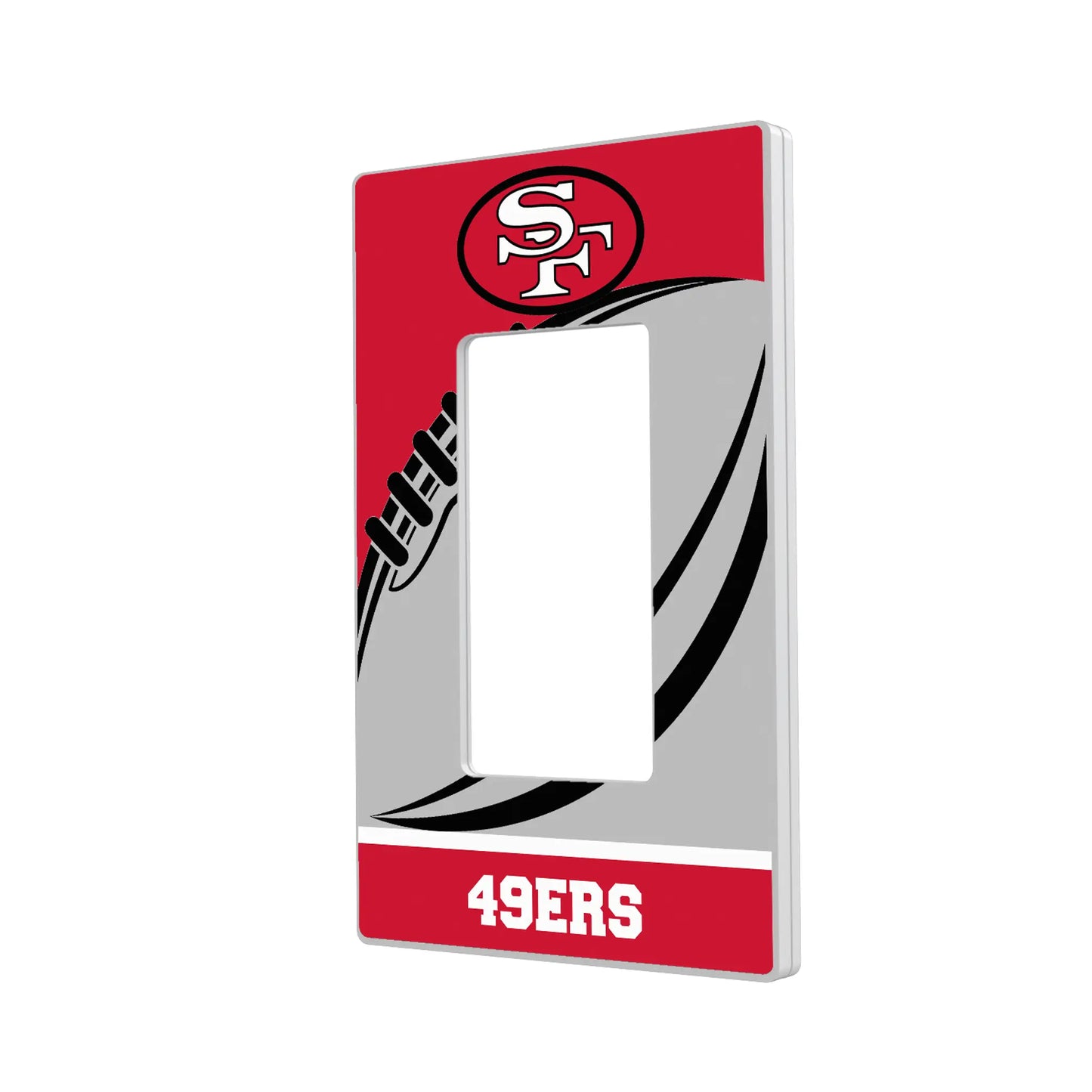 San Francisco 49ers Historic Collection Passtime Hidden-Screw Light Switch Plate