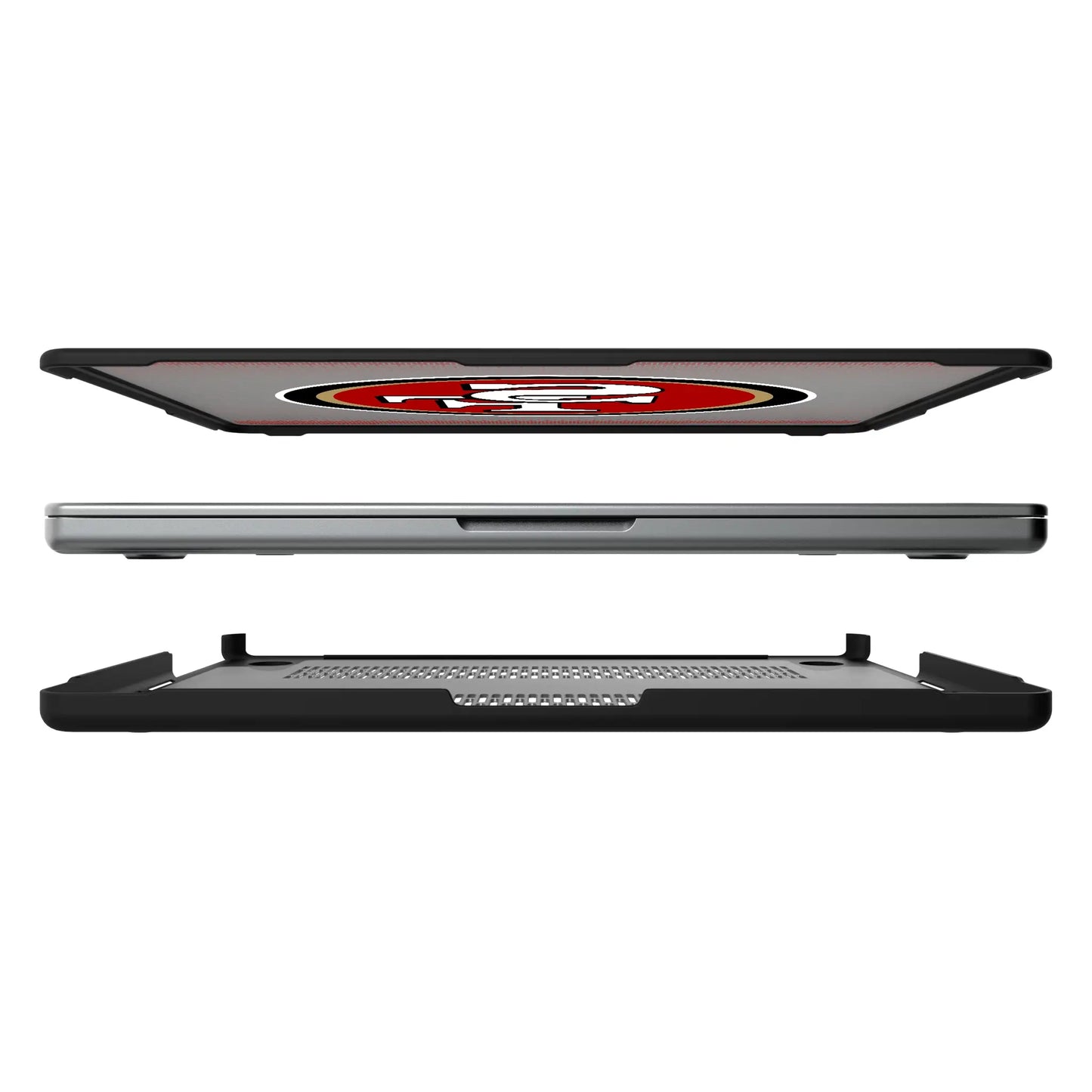 San Francisco 49ers Linen Laptop Case for Apple MacBook