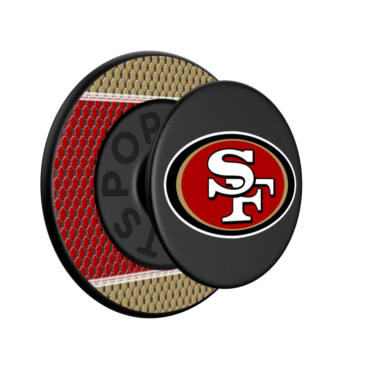 San Francisco 49ers Mesh PopSockets Magnetic Phone Grip and Stand