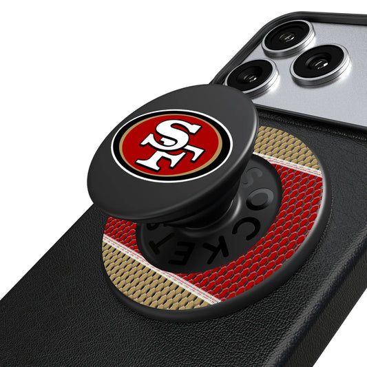 San Francisco 49ers Mesh PopSockets Magnetic Phone Grip and Stand