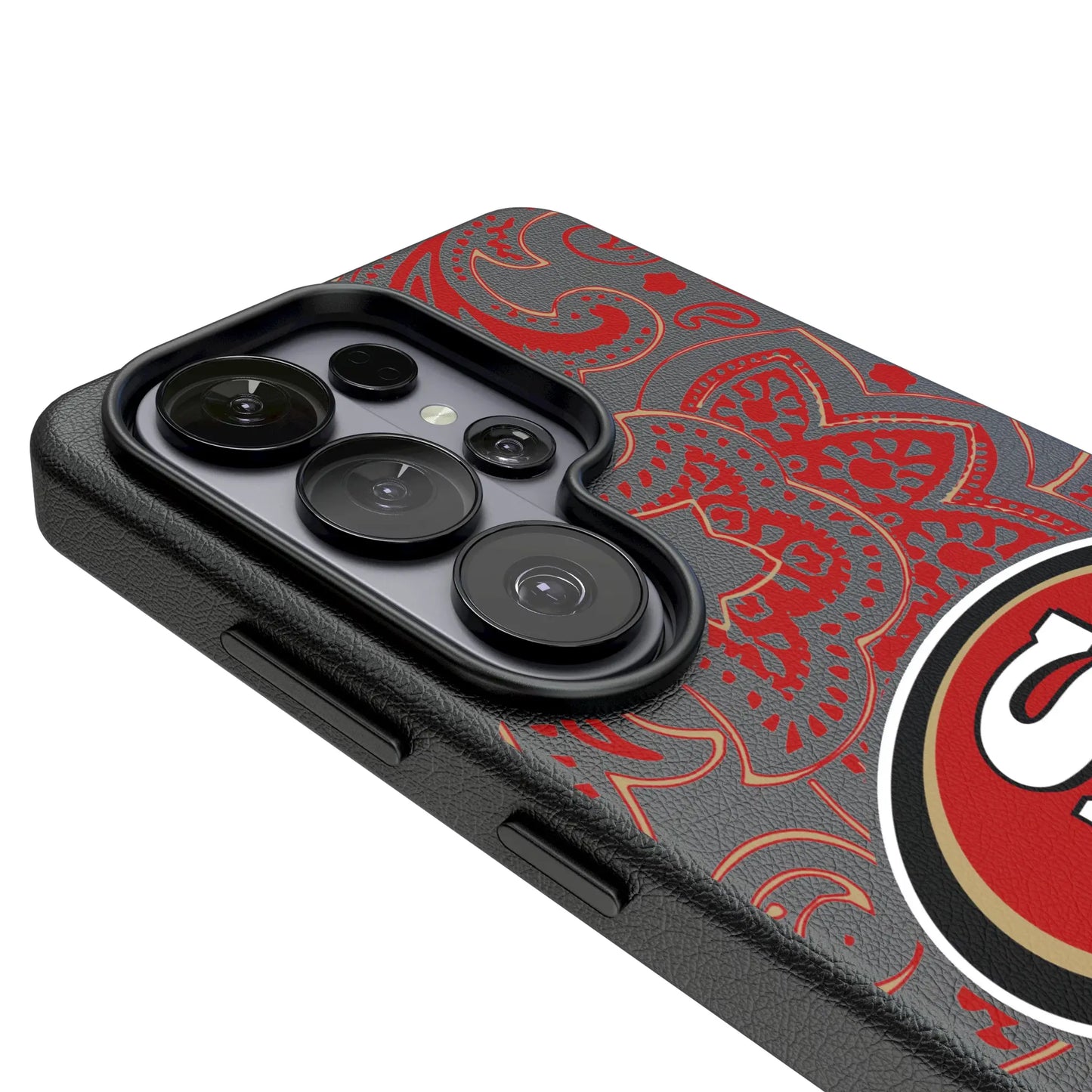 San Francisco 49ers Paisley MagSafe Compatible Phone Case for Samsung Galaxy