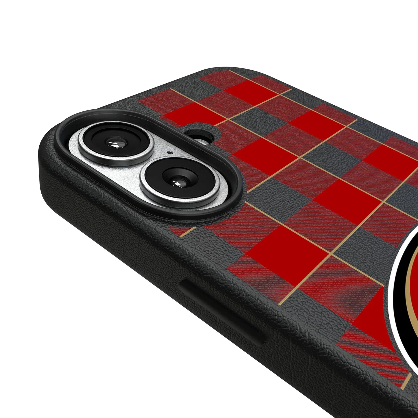 San Francisco 49ers Plaid MagSafe Compatible Phone Case for Apple iPhone