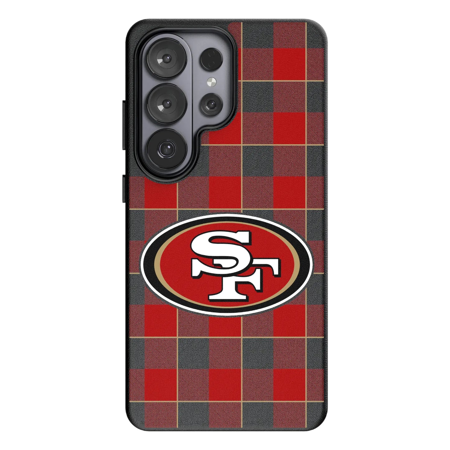 San Francisco 49ers Plaid MagSafe Compatible Phone Case for Samsung Galaxy