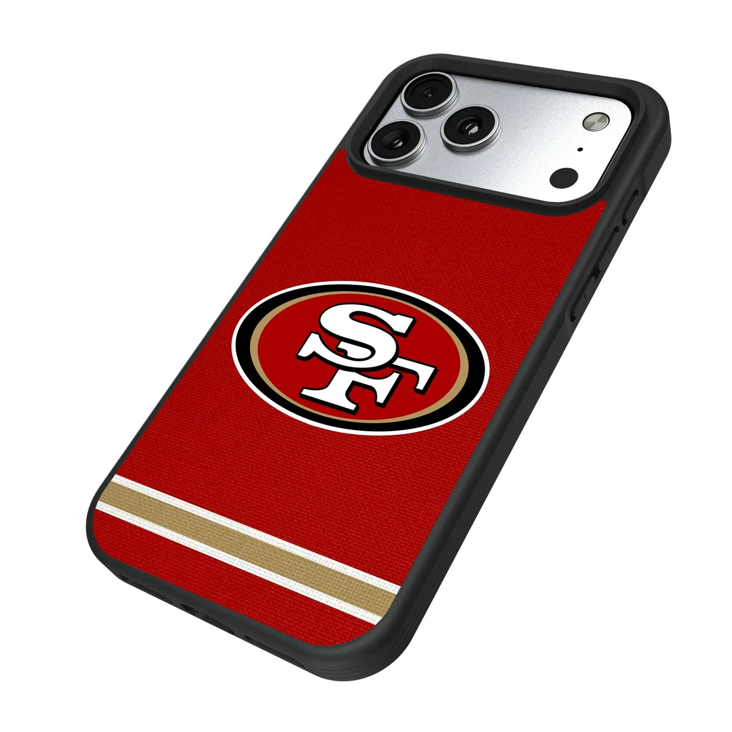 San Francisco 49ers Stripe Bump Phone Case for Apple iPhone