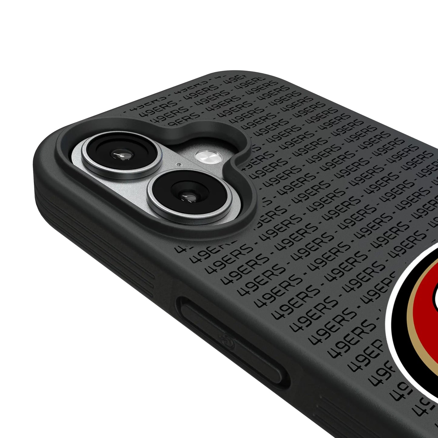 San Francisco 49ers Text Backdrop Bump Phone Case for Apple iPhone