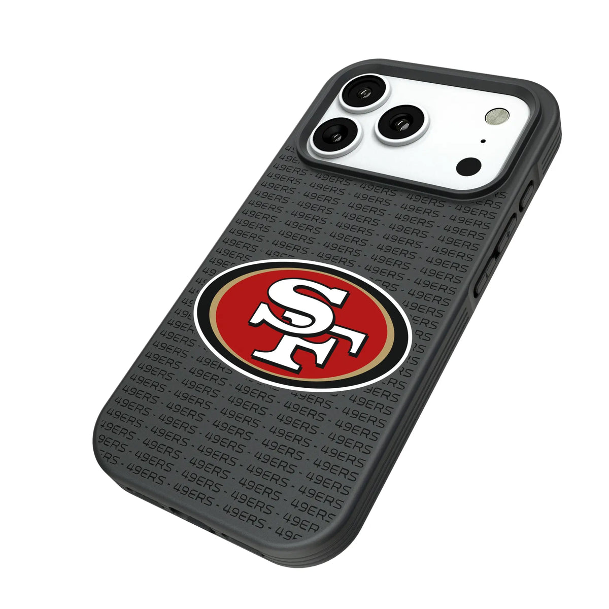 San Francisco 49ers Text Backdrop Bump Phone Case for Apple iPhone