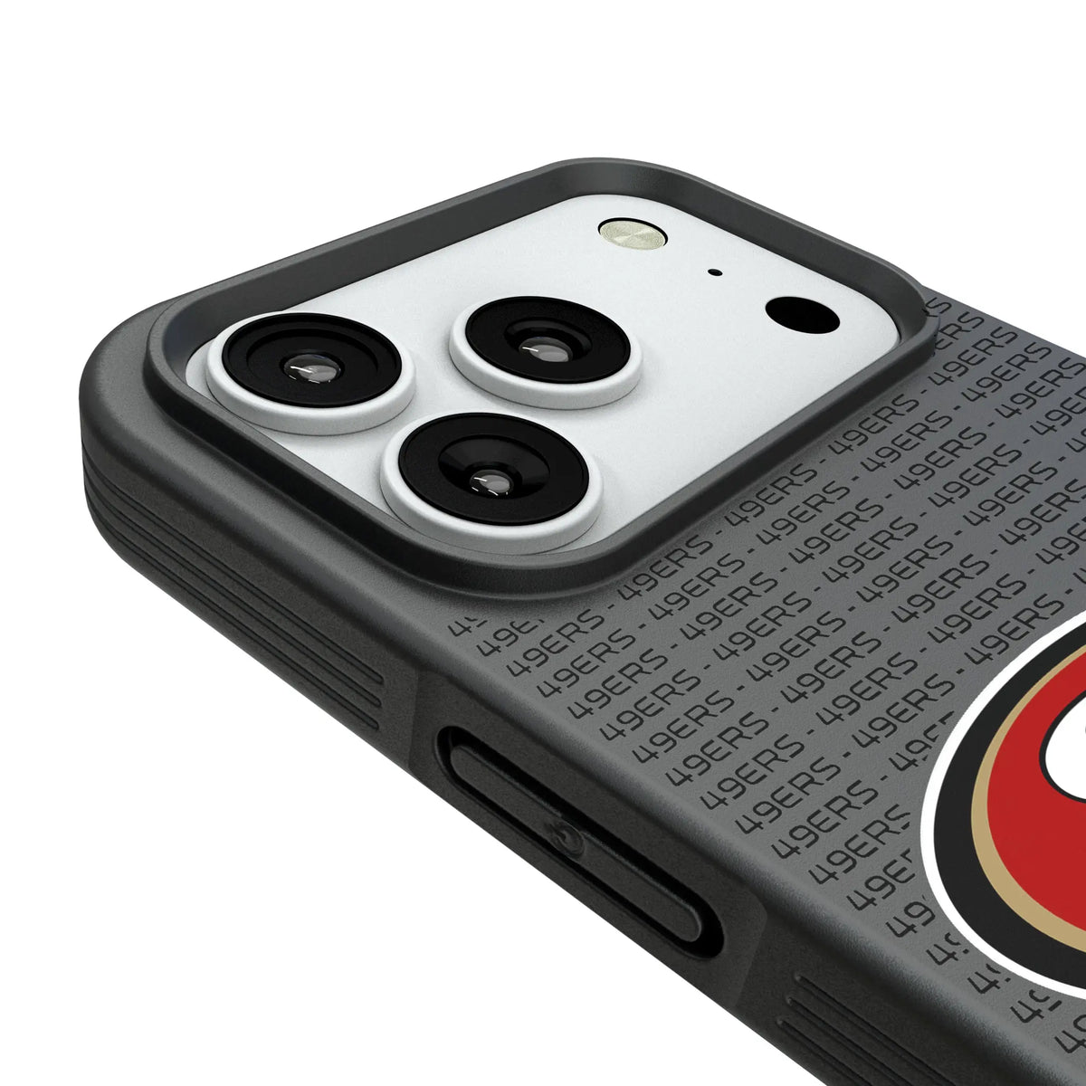 San Francisco 49ers Text Backdrop Bump Phone Case for Apple iPhone
