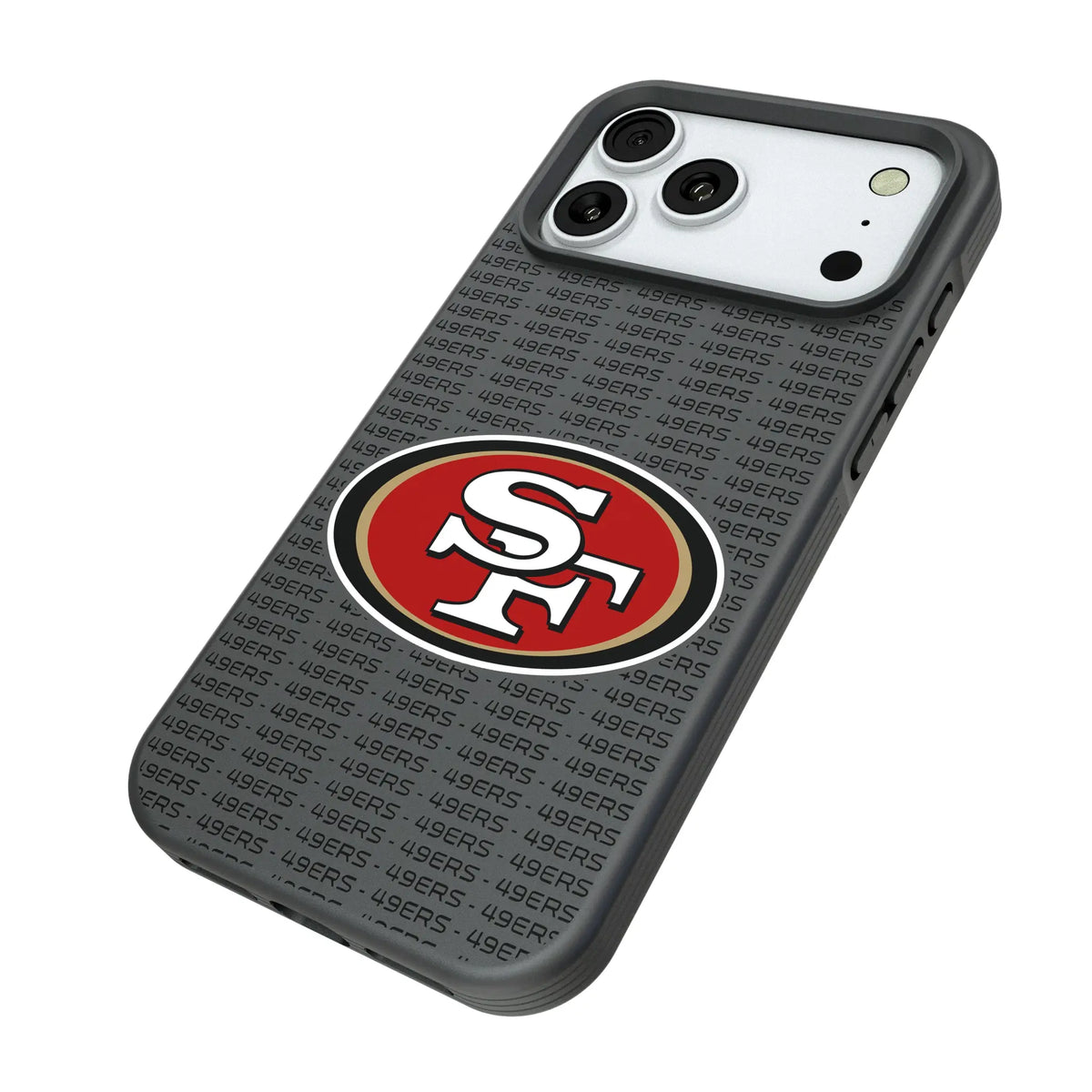 San Francisco 49ers Text Backdrop Bump Phone Case for Apple iPhone