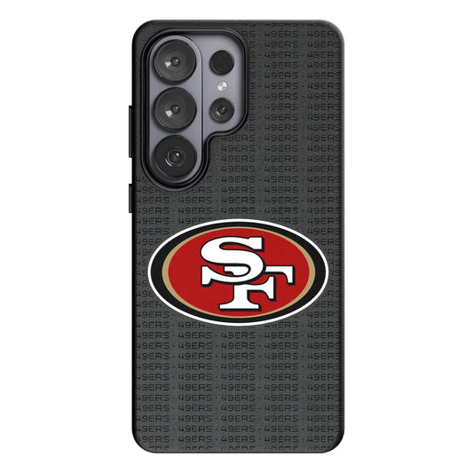 San Francisco 49ers Text Backdrop MagSafe Compatible Phone Case for Samsung Galaxy