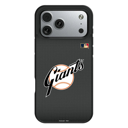 San Francisco Giants 1958-1967 - Cooperstown Collection Linen Bump Phone Case for Apple iPhone