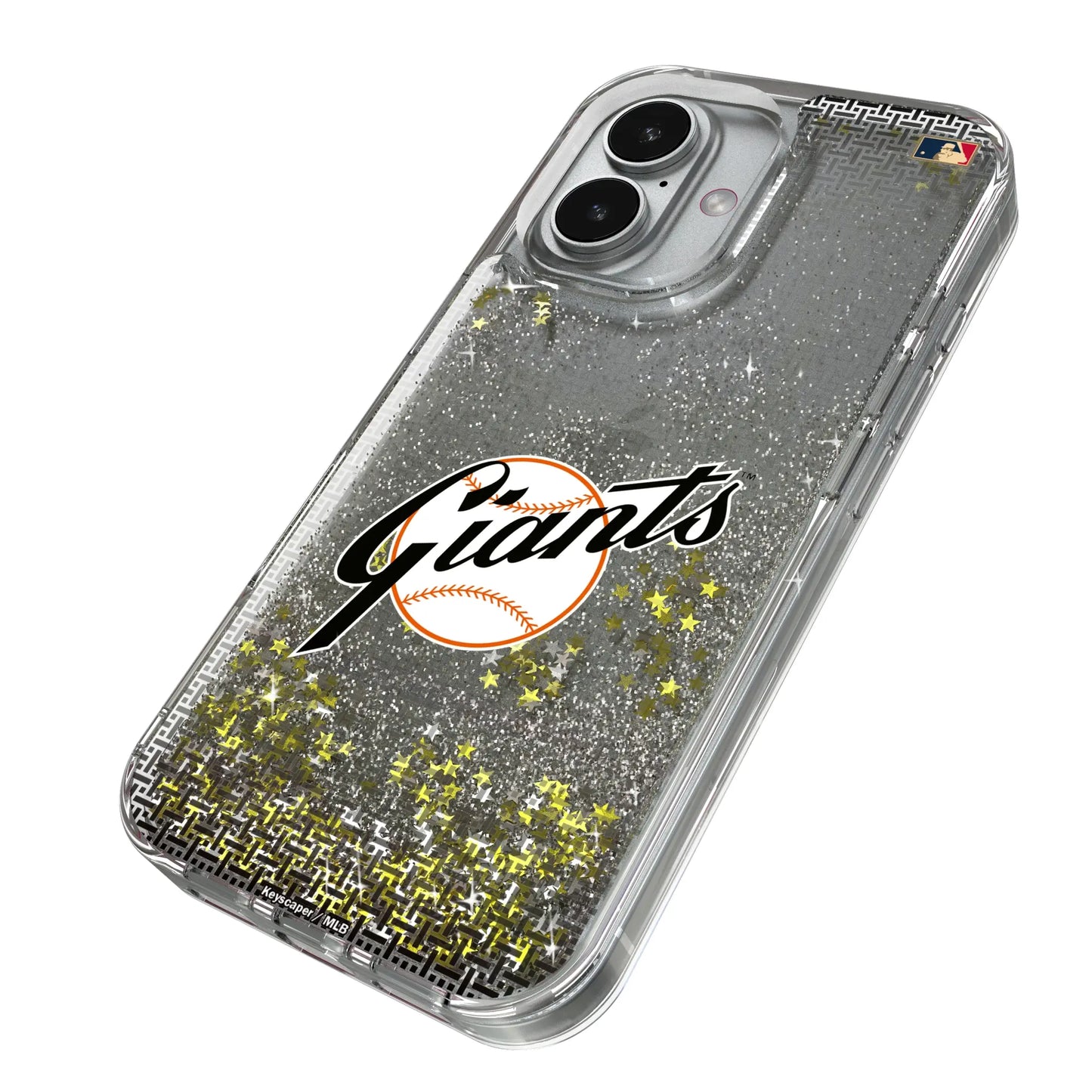 San Francisco Giants 1958-1967 - Cooperstown Collection Linen Glitter Phone Case for Apple iPhone