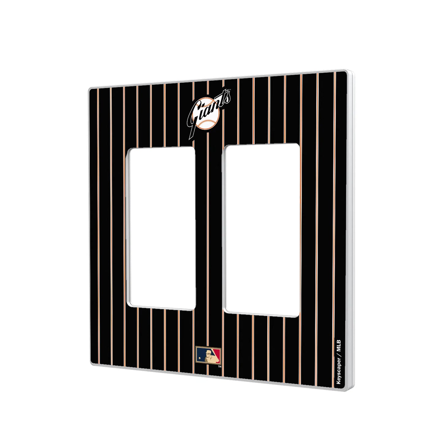San Francisco Giants 1958-1967 - Cooperstown Collection Pinstripe Hidden-Screw Light Switch Plate