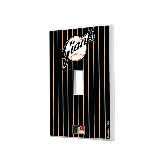 San Francisco Giants 1958-1967 - Cooperstown Collection Pinstripe Hidden-Screw Light Switch Plate