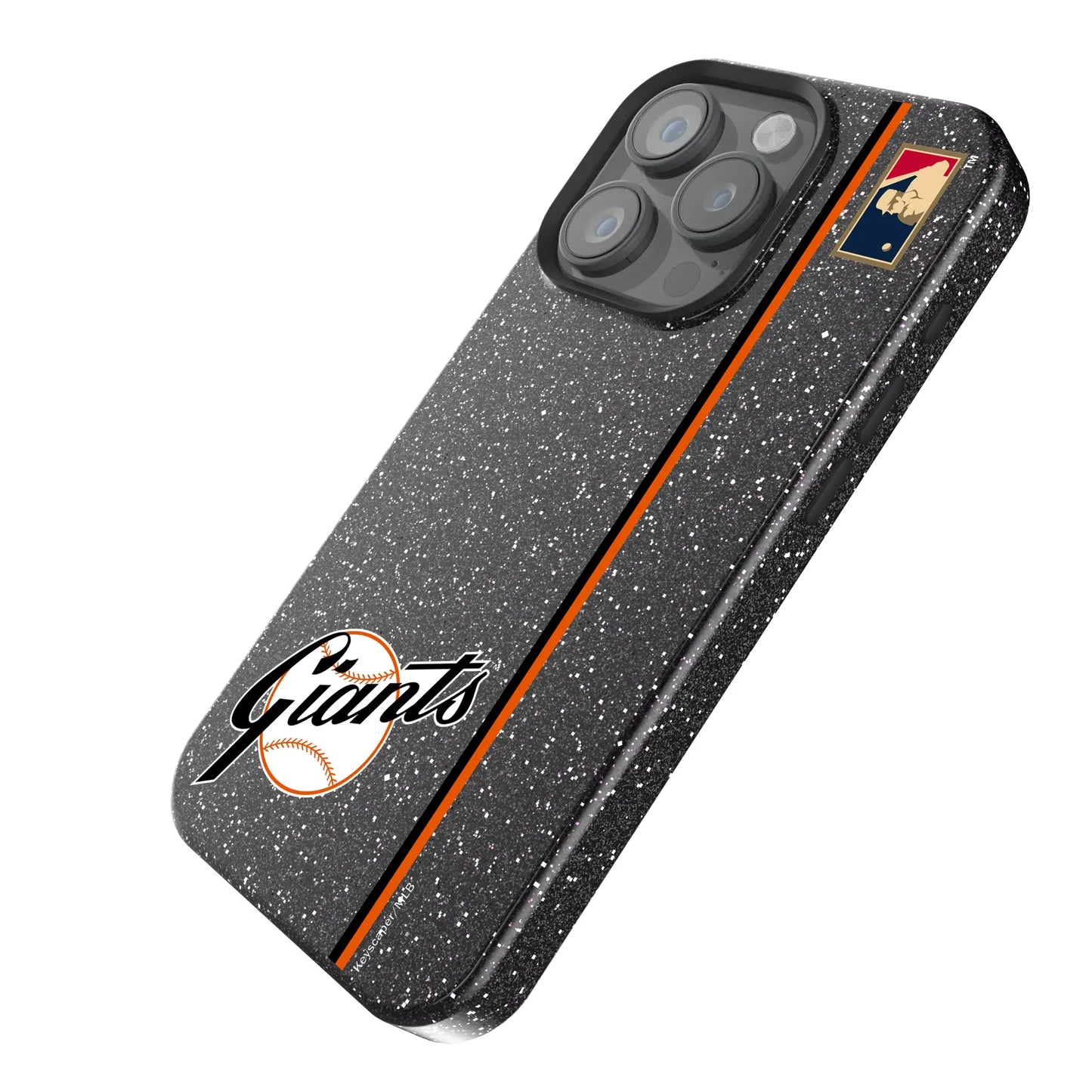San Francisco Giants 1958-1967 - Cooperstown Collection Sidebar Black Bling Phone Case for Apple iPhone