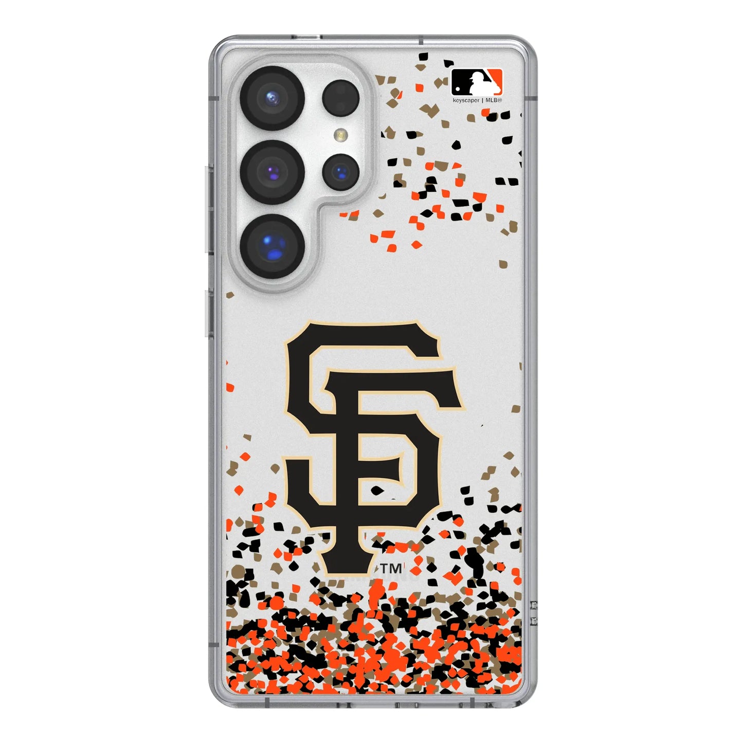 San Francisco Giants Confetti Clear Phone Case for Samsung Galaxy