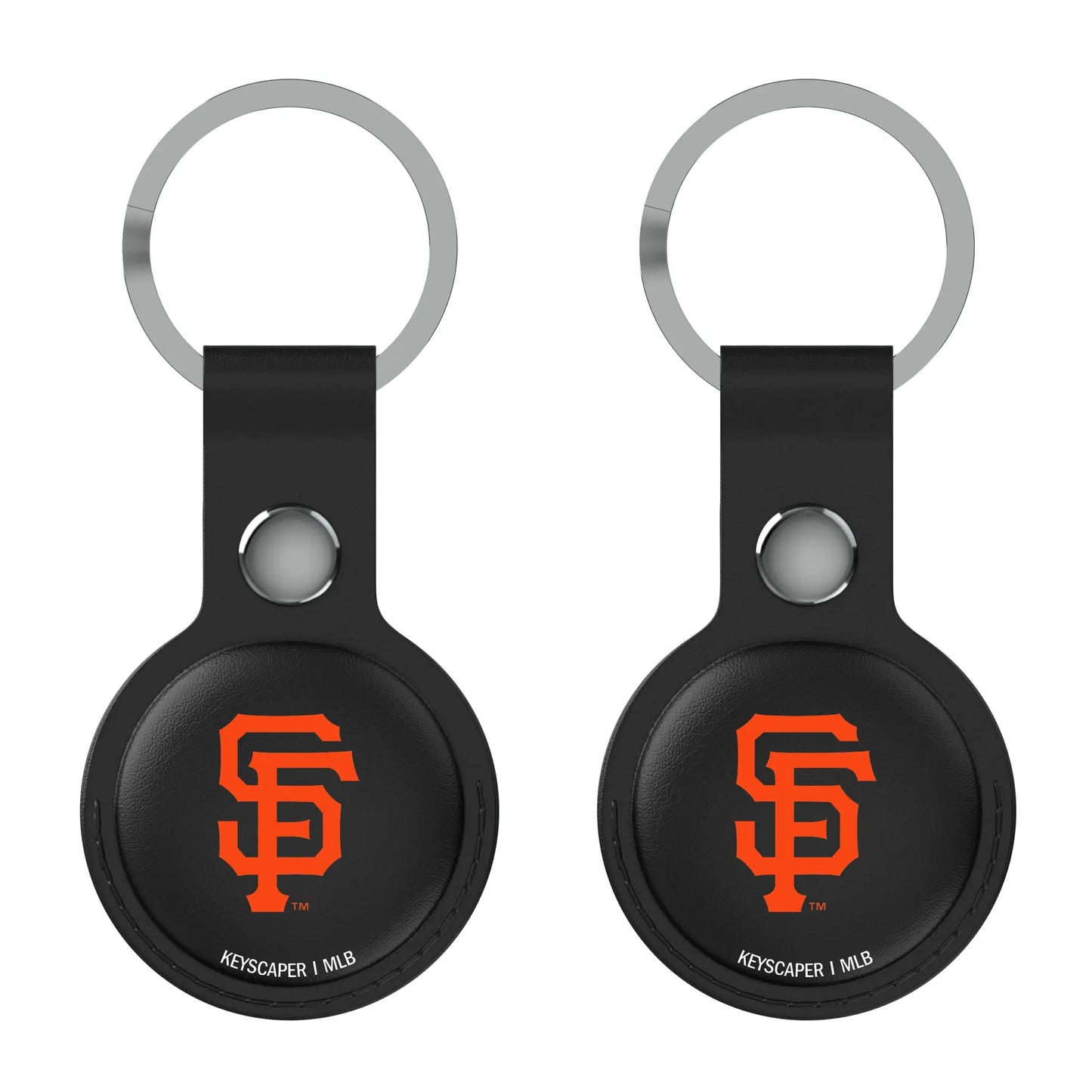 San Francisco Giants Insignia Black Airtag Holder 2-Pack