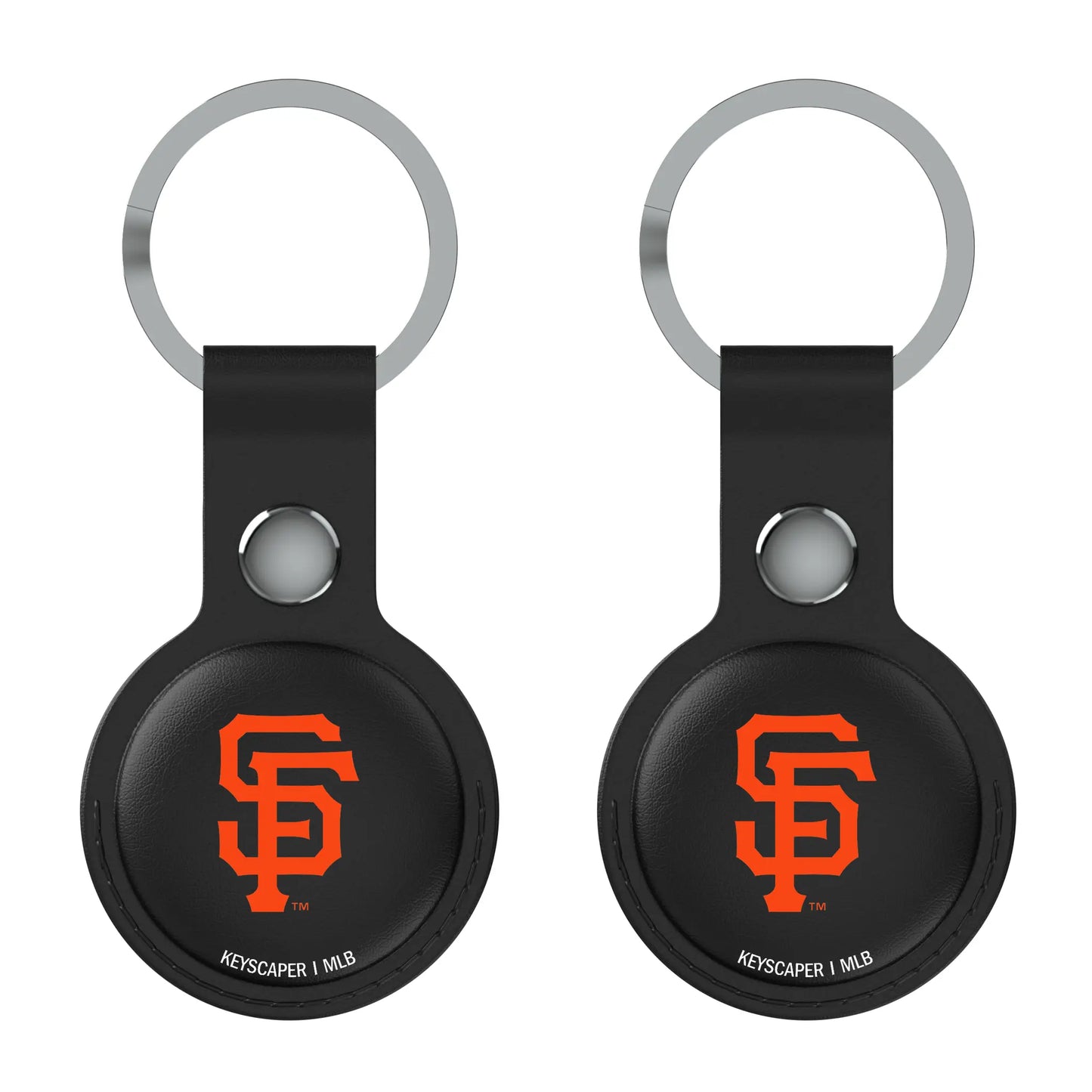 San Francisco Giants Insignia Black Airtag Holder 2-Pack