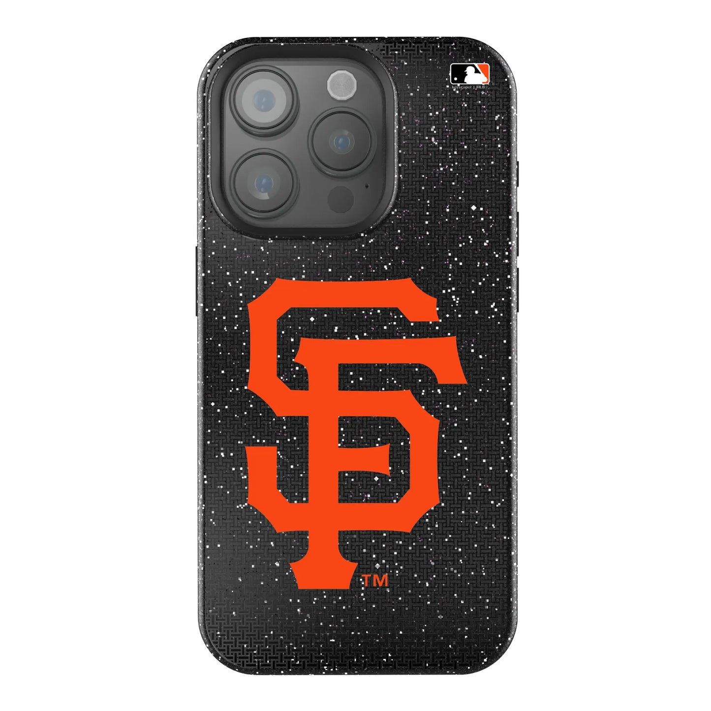 San Francisco Giants Linen Black Bling Phone Case for Apple iPhone