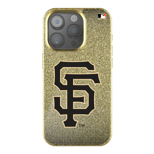 San Francisco Giants Linen Bling Phone Case for Apple iPhone