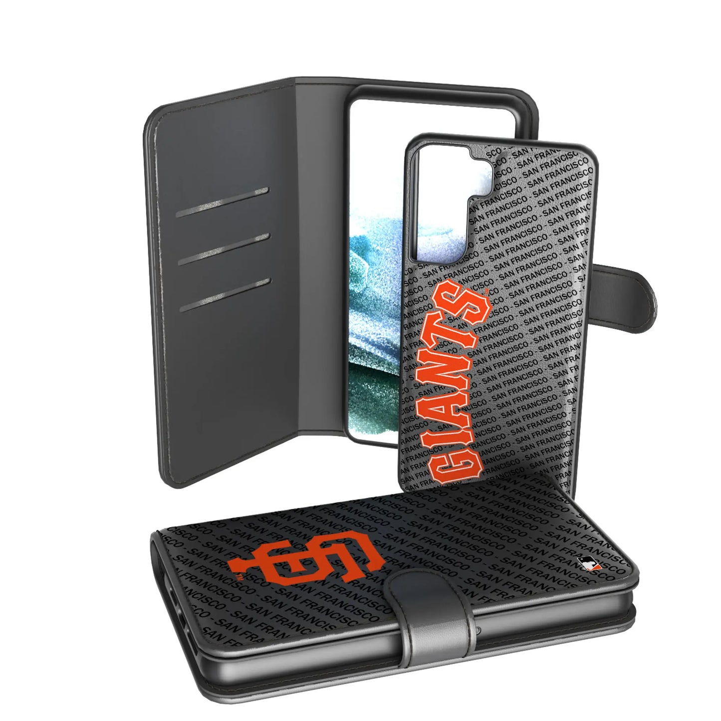 San Francisco Giants Monocolor Tilt Wallet Phone Case for Apple iPhone