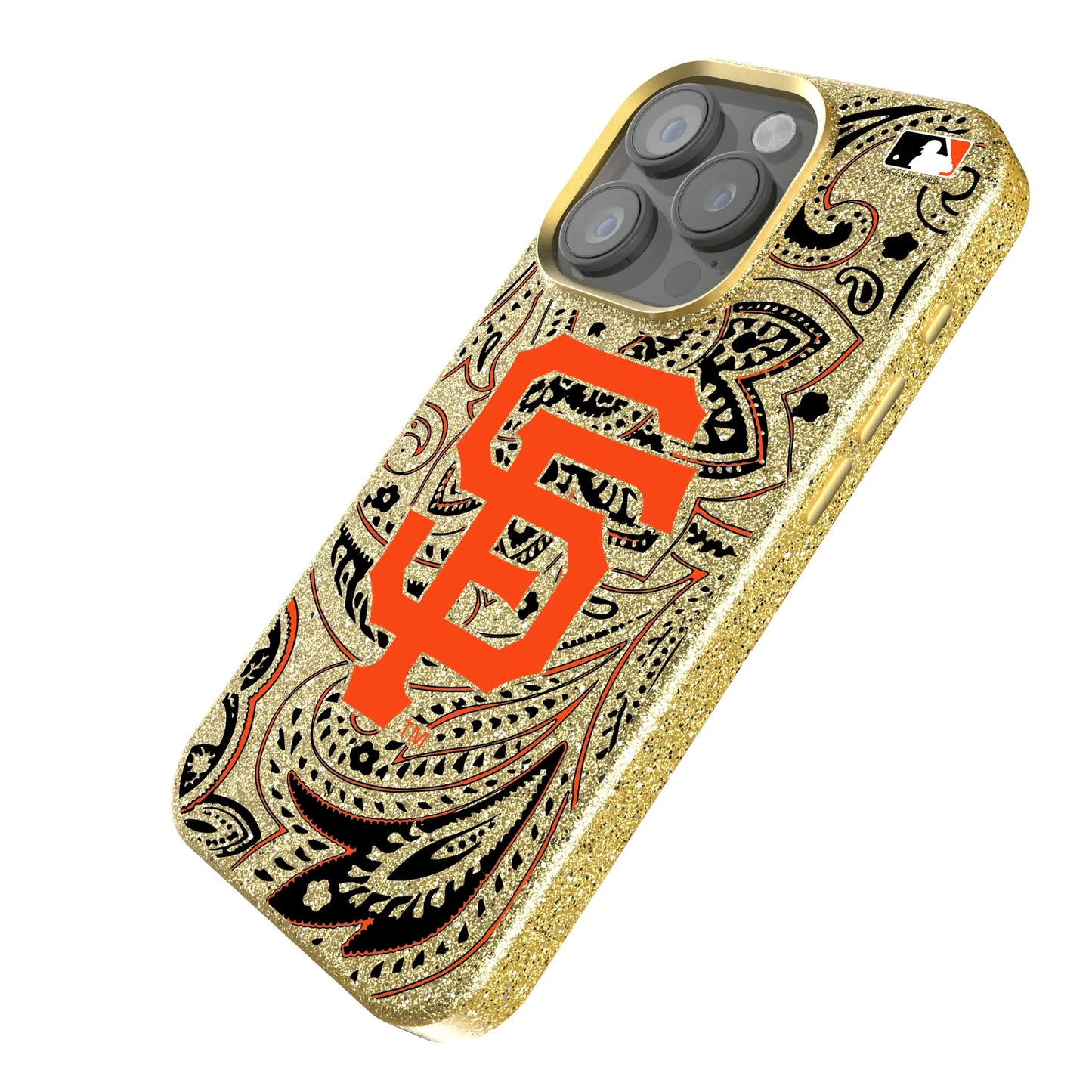 San Francisco Giants Paisley Bling Phone Case for Apple iPhone