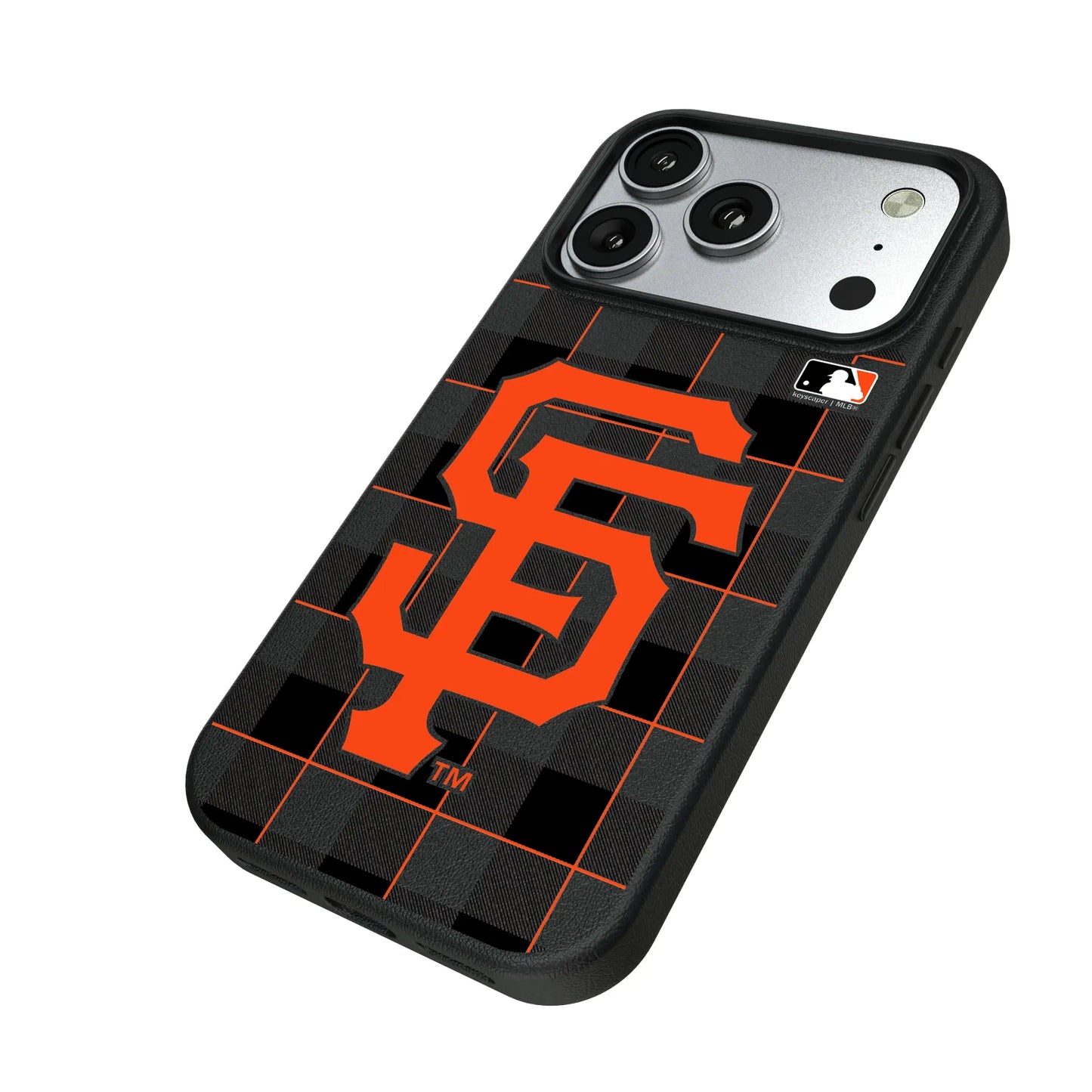 San Francisco Giants Plaid MagSafe Compatible Phone Case for Apple iPhone