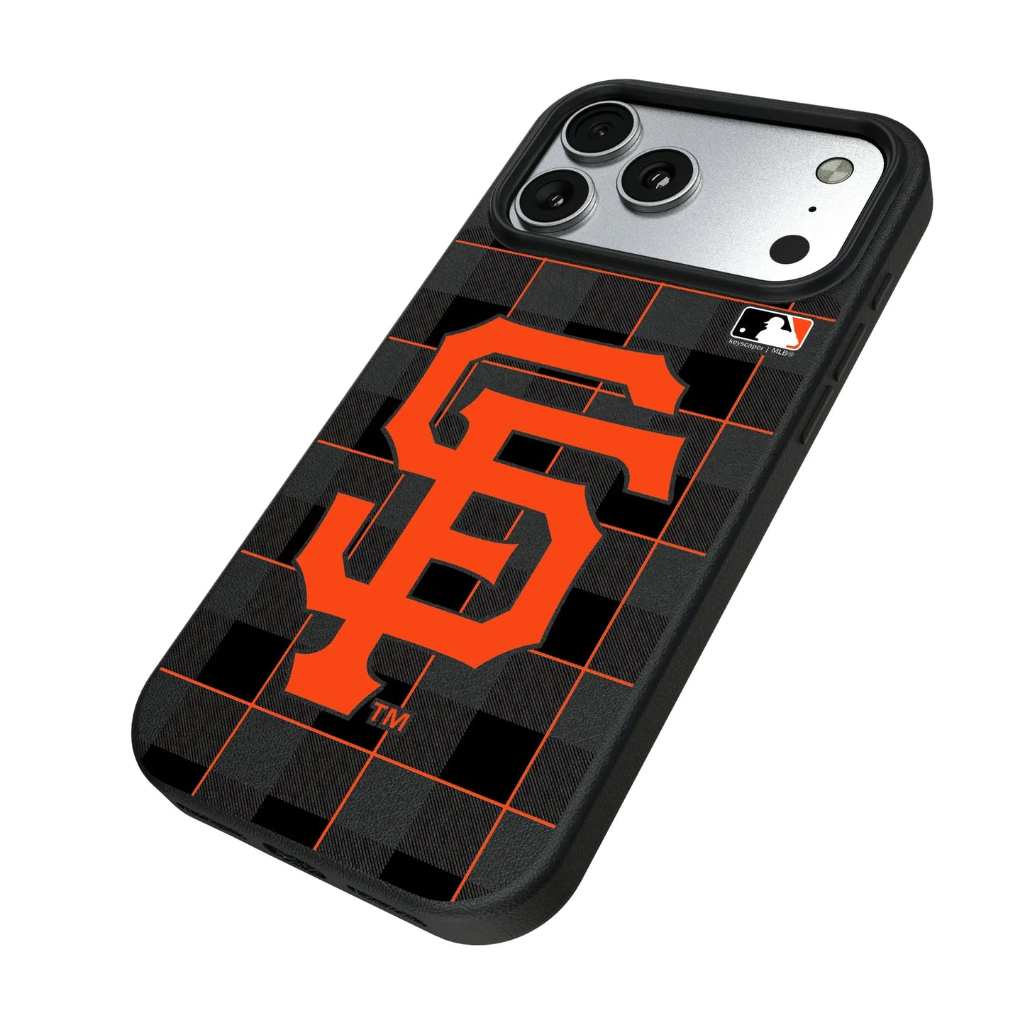 San Francisco Giants Plaid MagSafe Compatible Phone Case for Apple iPhone