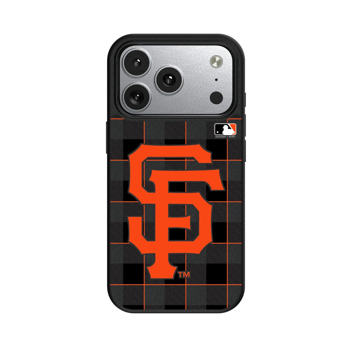 San Francisco Giants Plaid MagSafe Compatible Phone Case for Apple iPhone