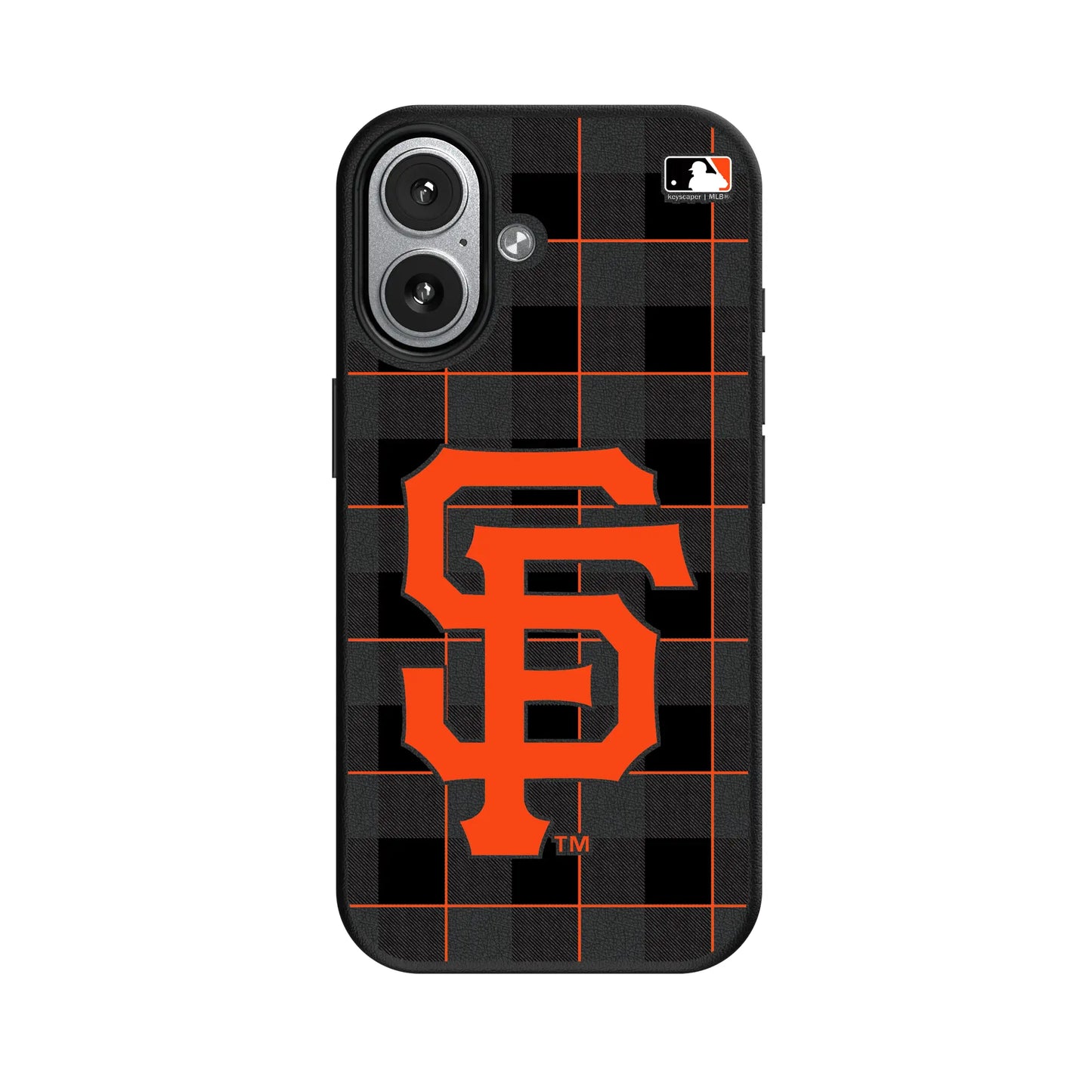 San Francisco Giants Plaid MagSafe Compatible Phone Case for Apple iPhone
