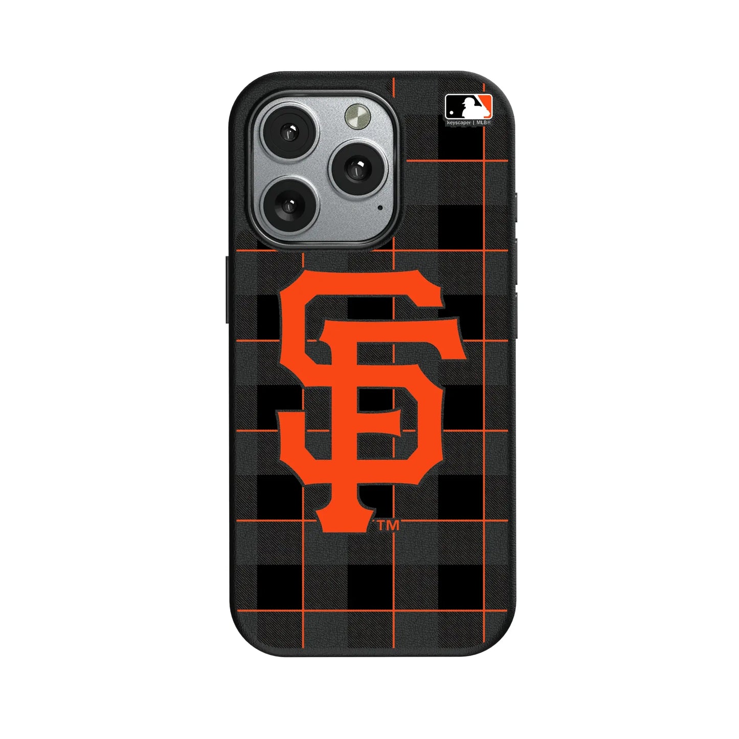 San Francisco Giants Plaid MagSafe Compatible Phone Case for Apple iPhone