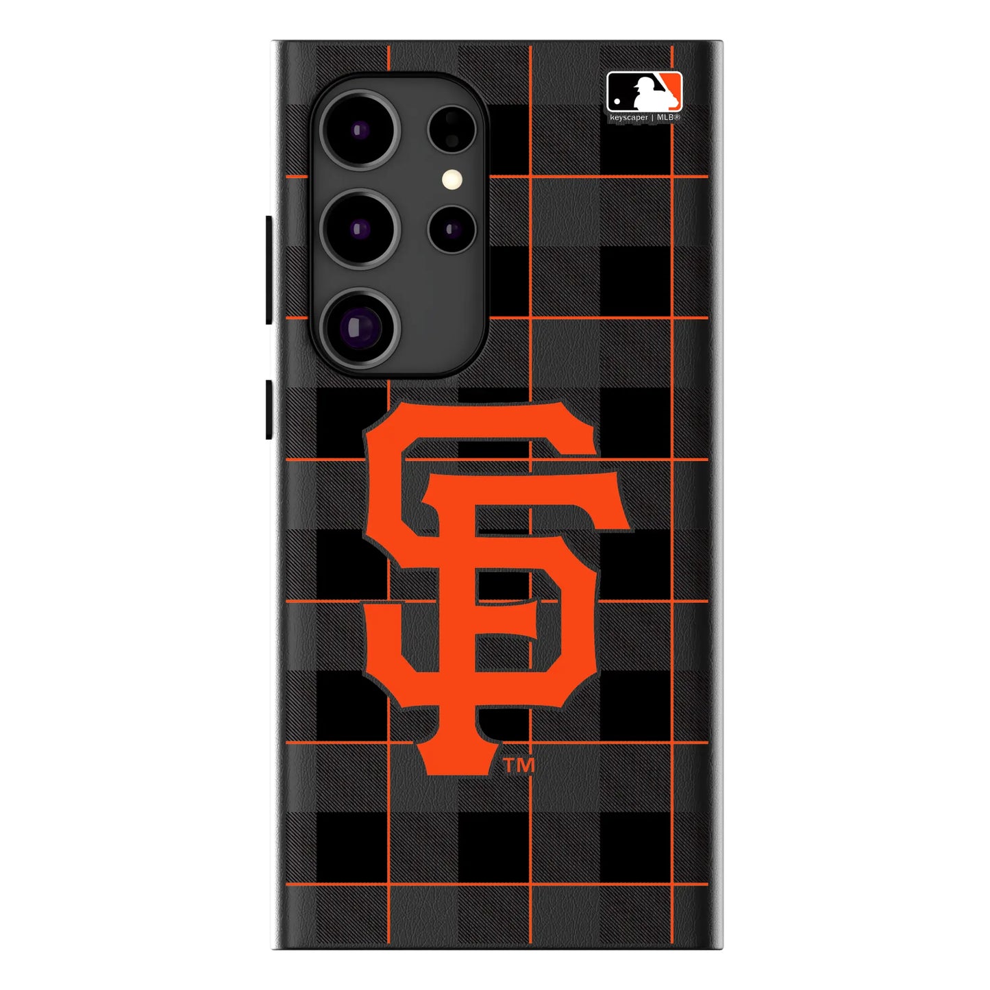 San Francisco Giants Plaid MagSafe Compatible Phone Case for Samsung Galaxy