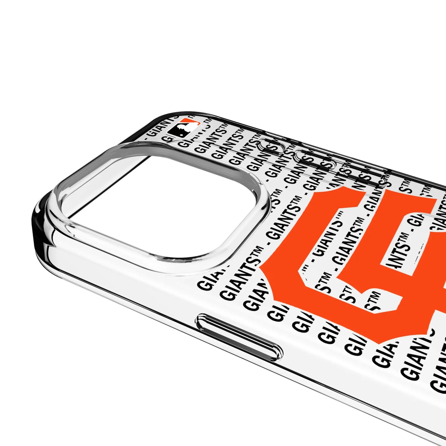 San Francisco Giants Text Backdrop Clear Phone Case for Apple iPhone