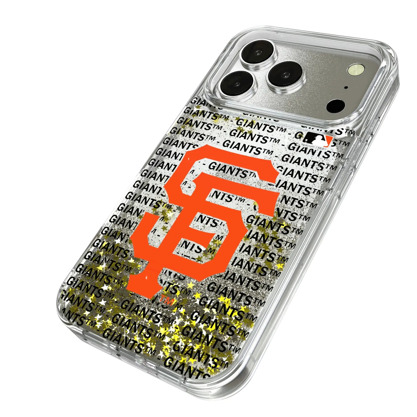 San Francisco Giants Text Backdrop Glitter Phone Case for Apple iPhone