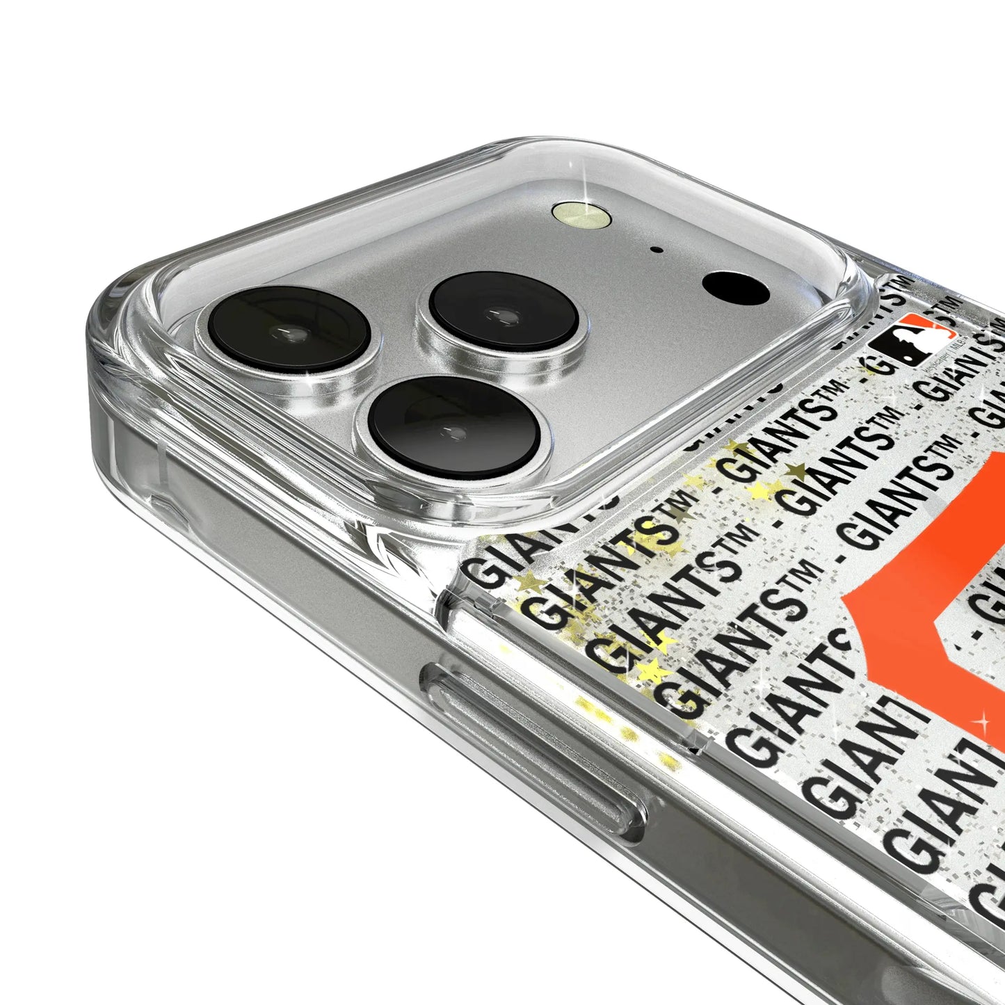 San Francisco Giants Text Backdrop Glitter Phone Case for Apple iPhone