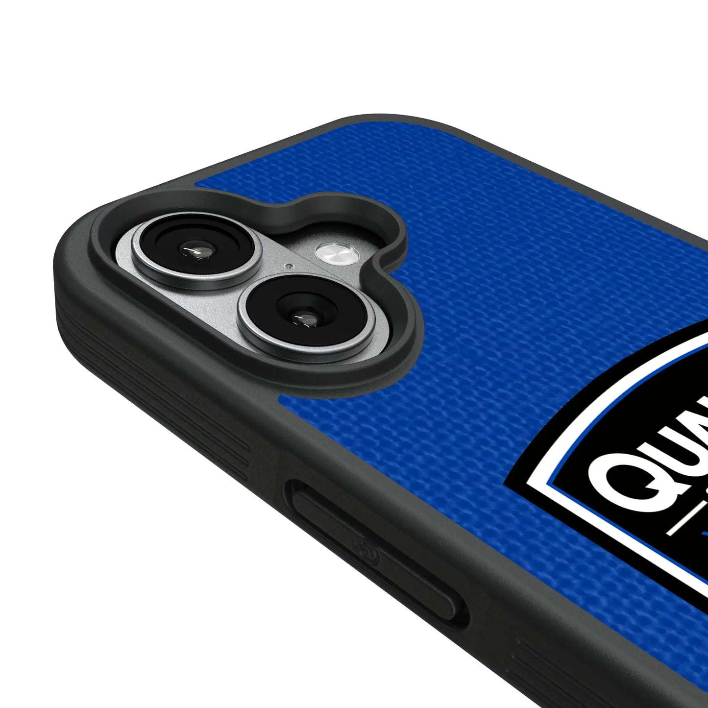 San Jose Earthquakes Diagonal Stripe Bump Phone Case for Apple iPhone